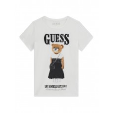 GUESS μπλούζα παιδικ΄ή κορίτσι J6RI10K6YW4-G011 λευκή